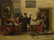 Itinerant Entertainers in a Brothel The Brunswick Monogrammist